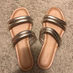 Brand new old navy gold sandals